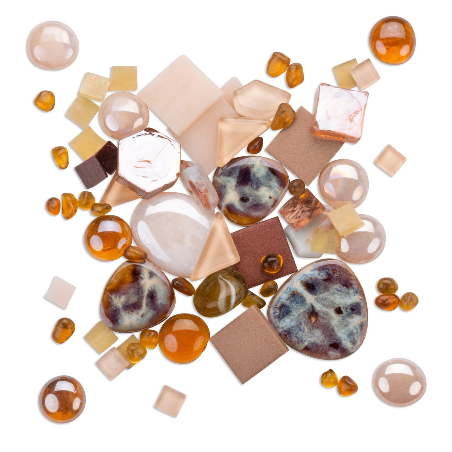 BROWN MOSAIC TILES