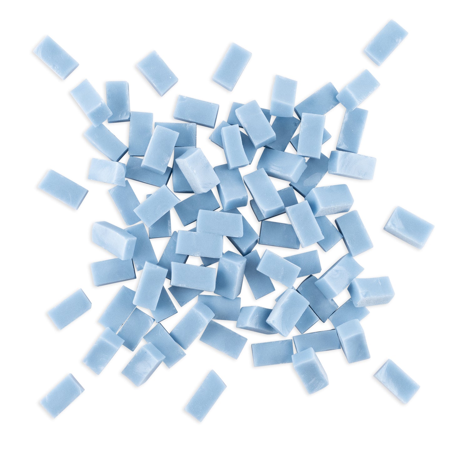 4017 Aqua Blue Smalti Glass Brick Mosaic Tiles 250g