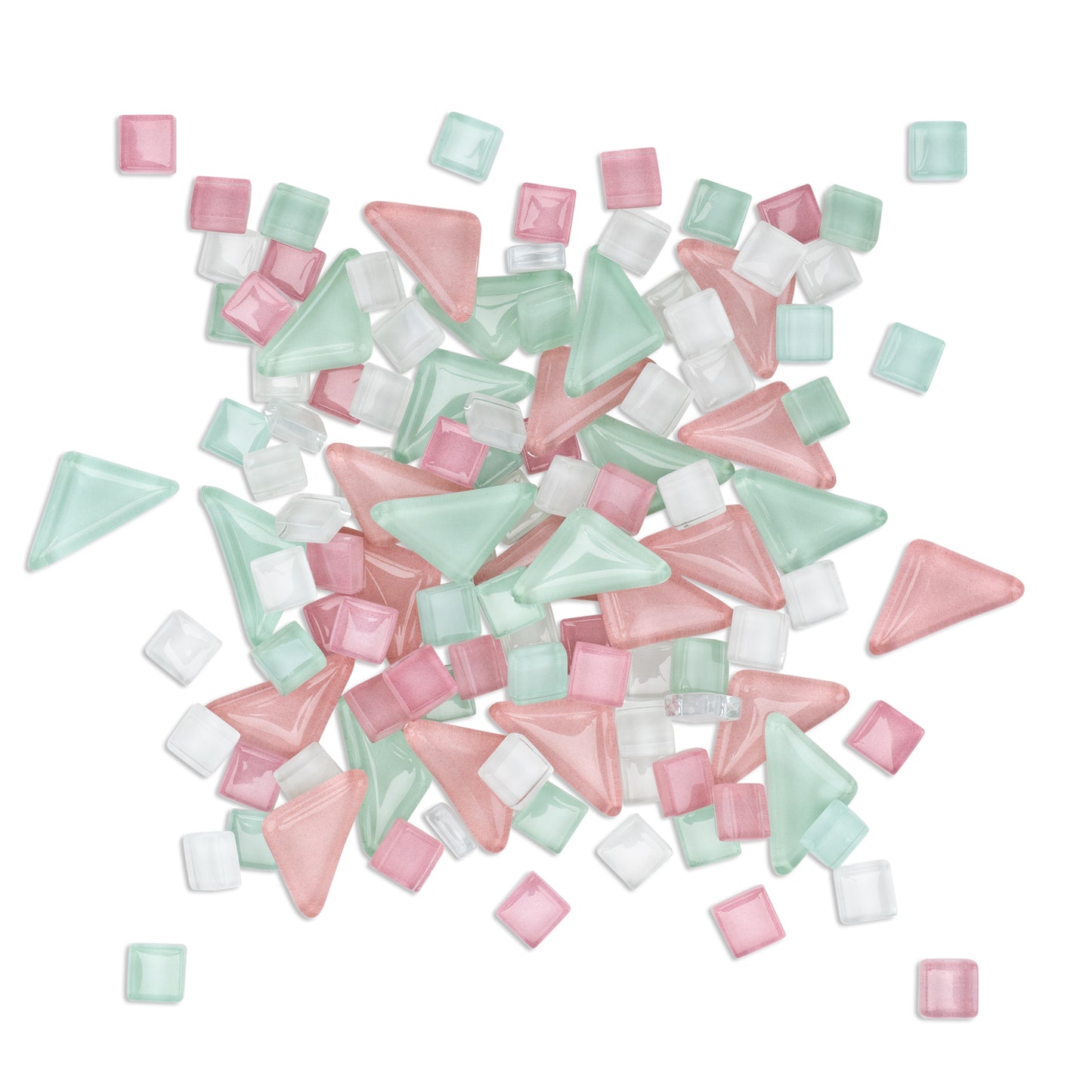 Christmas Coasters Mosaic Kit - Pastel Colours