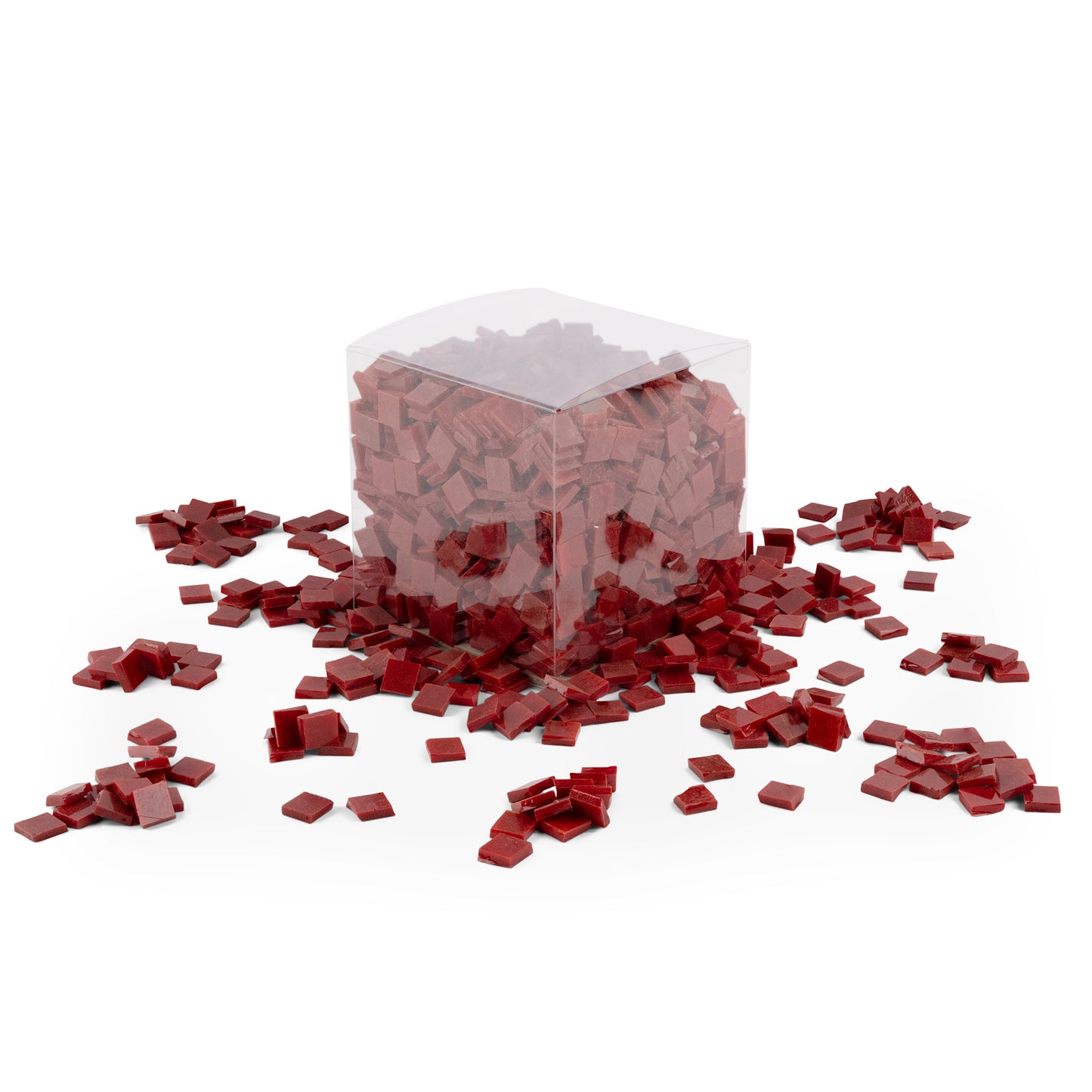 Fire Red 1 x 1cm 1Kg Red Tile **School Bulk Buy**