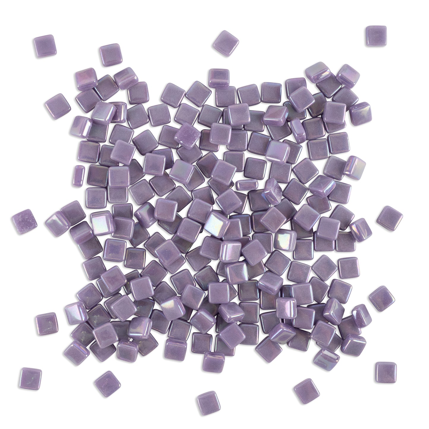 Purple Mini Iridised Glass Blocks Mosaic Tiles 250g