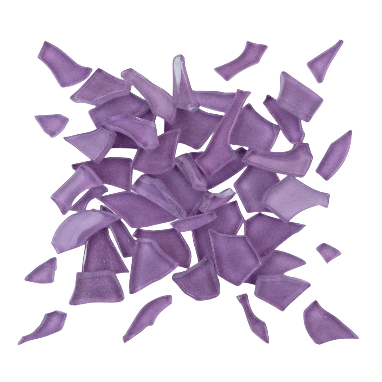 Lavender Crackled *EXTRA LARGE* 250g Purple Mosaic Glass Tile