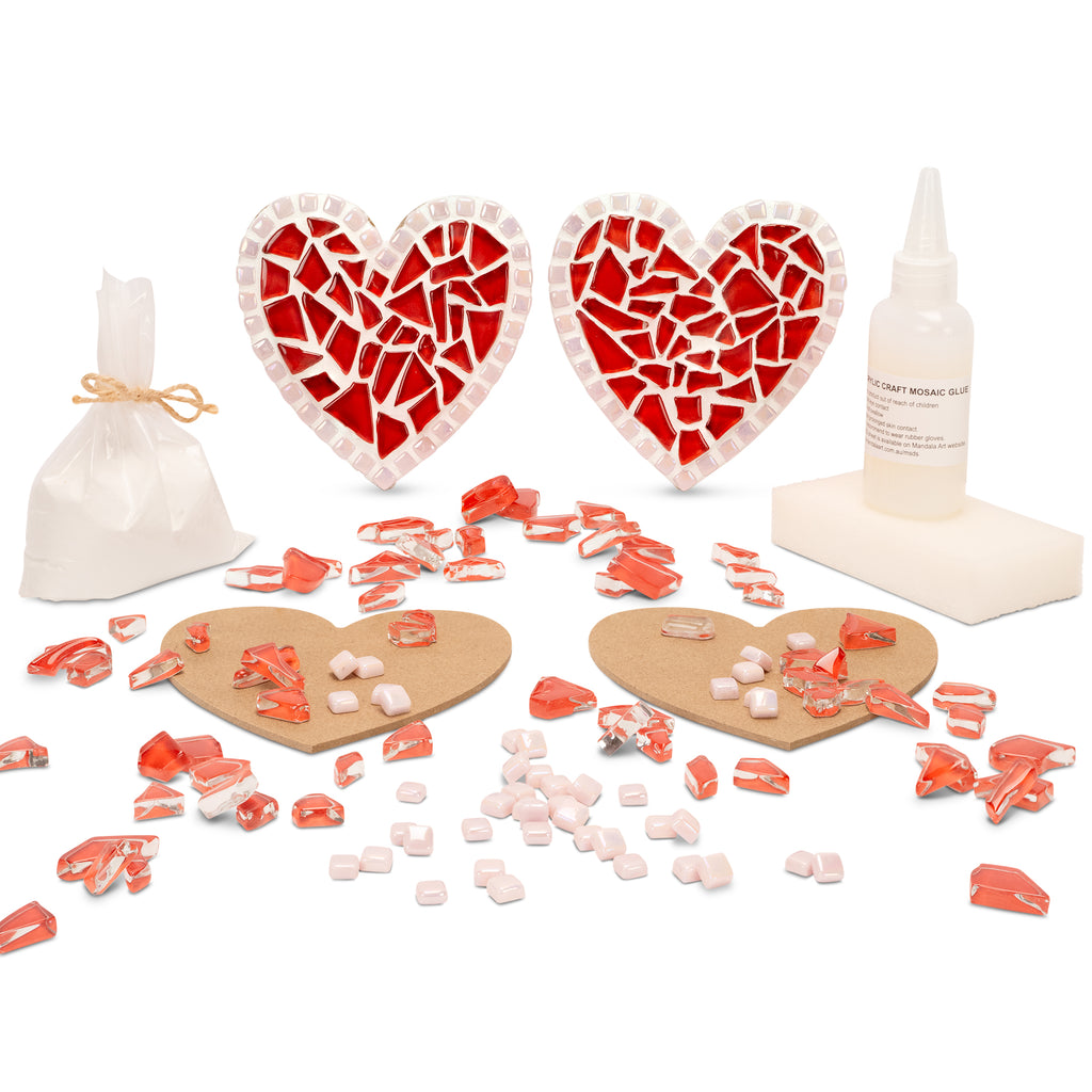 Made With Love Heart Coaster Kit - Bunnings Exclusive