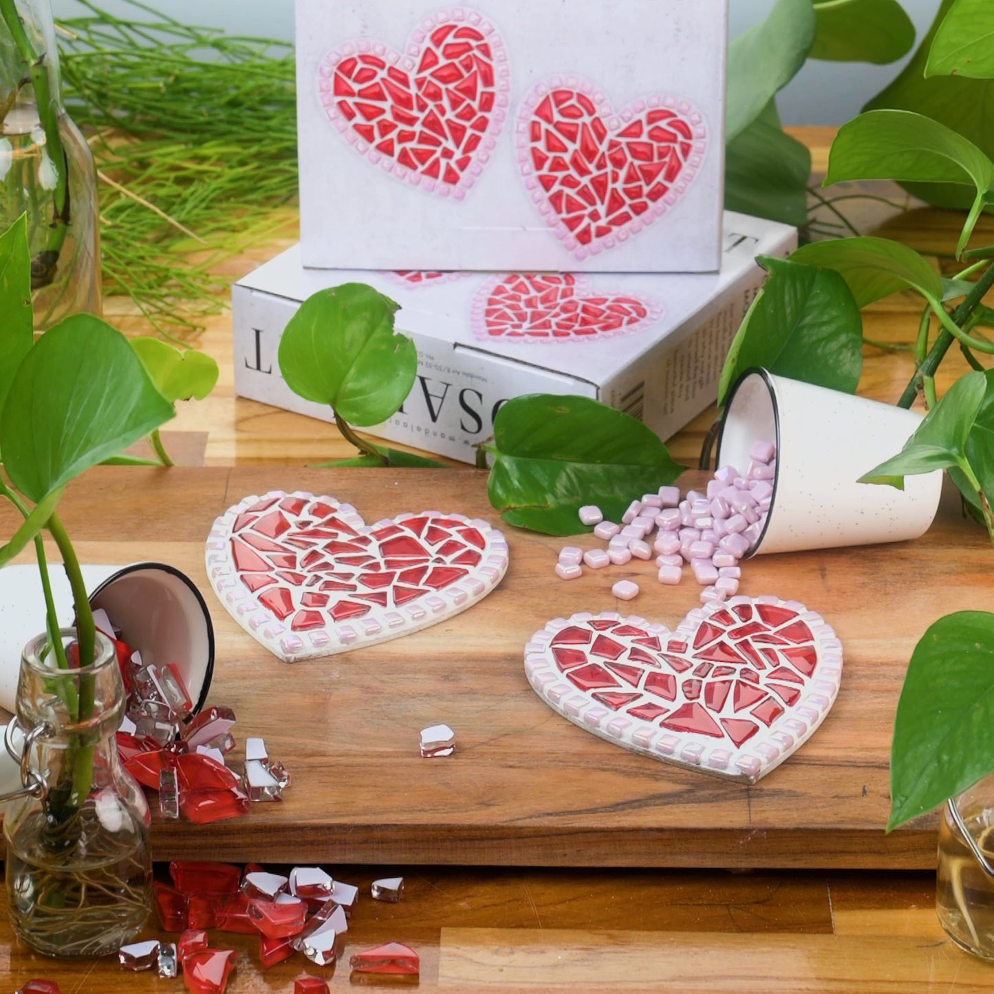 Made With Love Heart Coaster Kit
