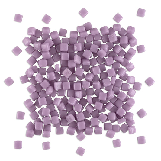 Lavender Mini Pastel Glass Block Purple Mosaic Tiles 250g