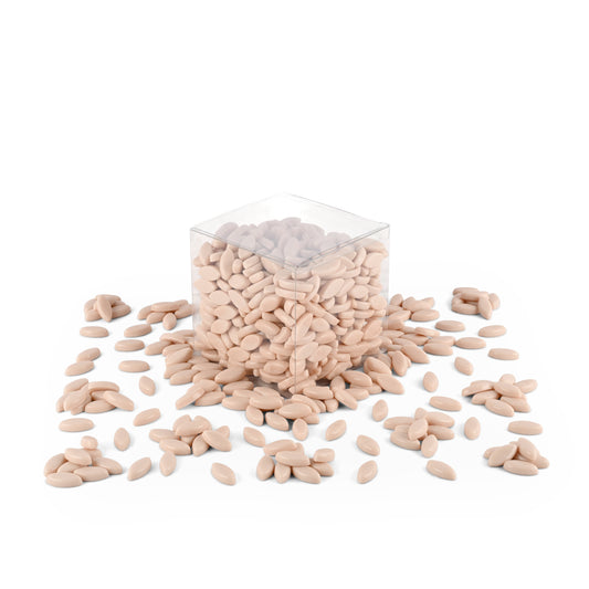 Peach Leaf Petal Shaped Mosaic Orange Tiles 1Kg **School Bulk Buy**