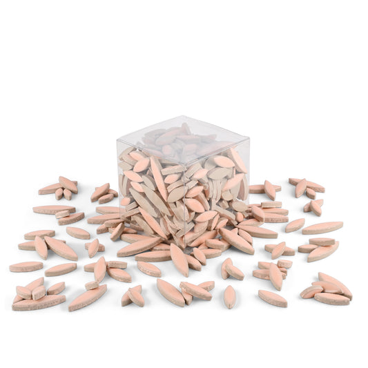 Pink Leaf Petal Shaped Ceramic Mosaic Tiles 800g **School Bulk Buy**