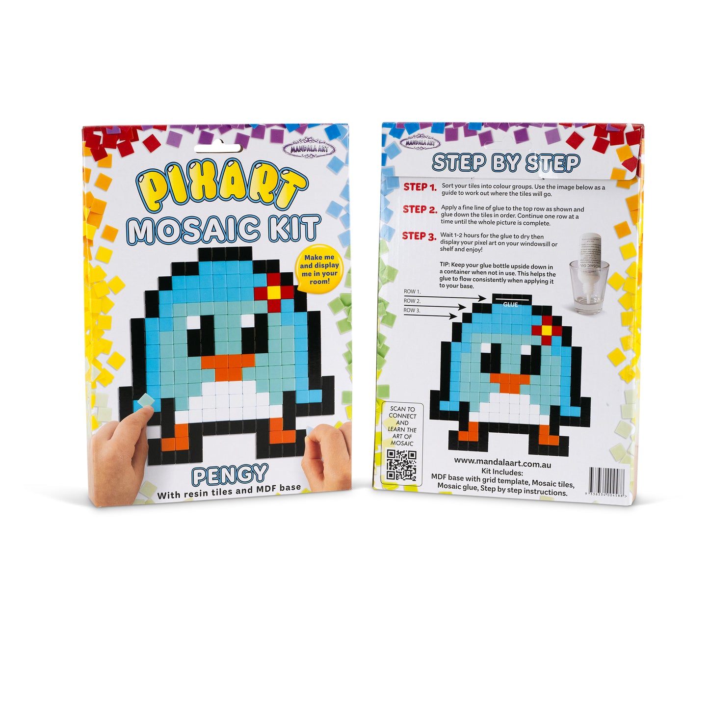 Pengy Penguin Pixart Mosaic Kit