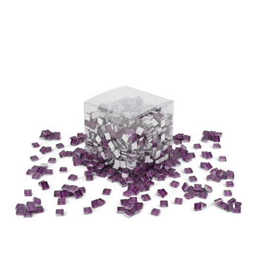 Purple Crystal Glass Tiles 1Kg **School Bulk Buy**
