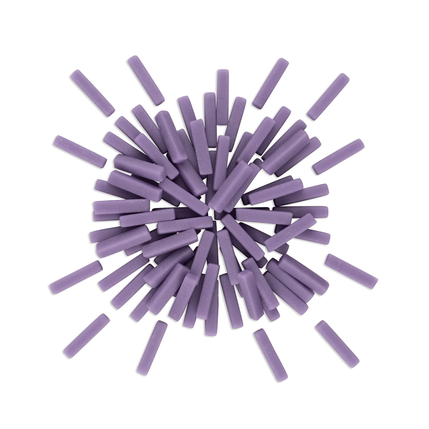 Purple Matte Finish Sticks Glass Tiles 250g - LIMITED STOCK