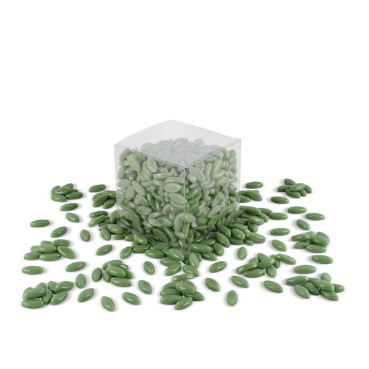 Sage, Green Leaf Petal Shaped Mosaic Tiles 1Kg **School Bulk Buy**