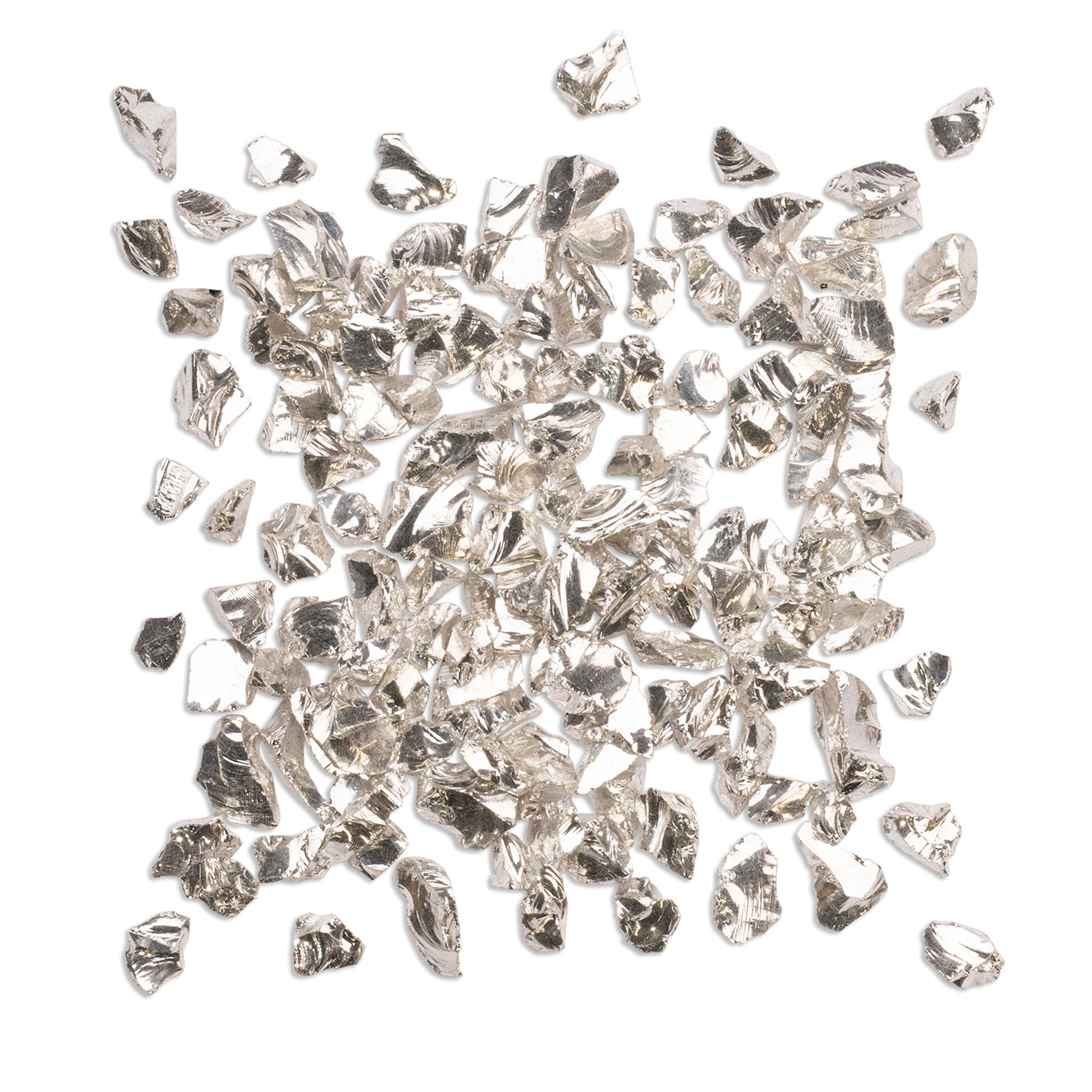 Silver Crushed Glass 1Kg **School Bulk Buy**