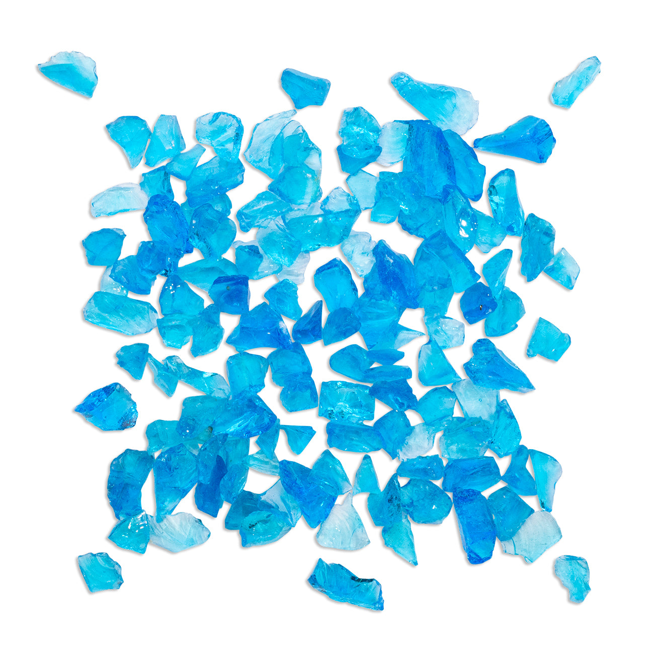 Sky Blue Crushed Glass 1Kg **School Bulk Buy**
