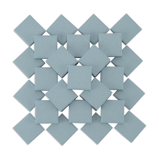 Teal 23mm Porcelain Ceramic Blue Green Tiles 250g