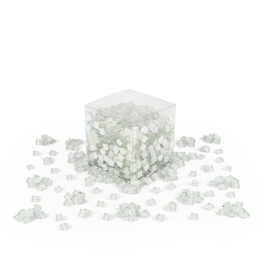 White Crystal Glass Tiles 1Kg **School Bulk Buy**