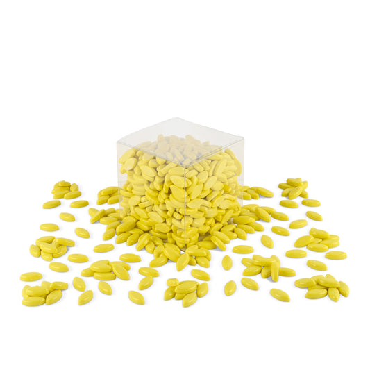Yellow Flower Petal Shaped Mosaic Tiles 1Kg **School Bulk Buy**
