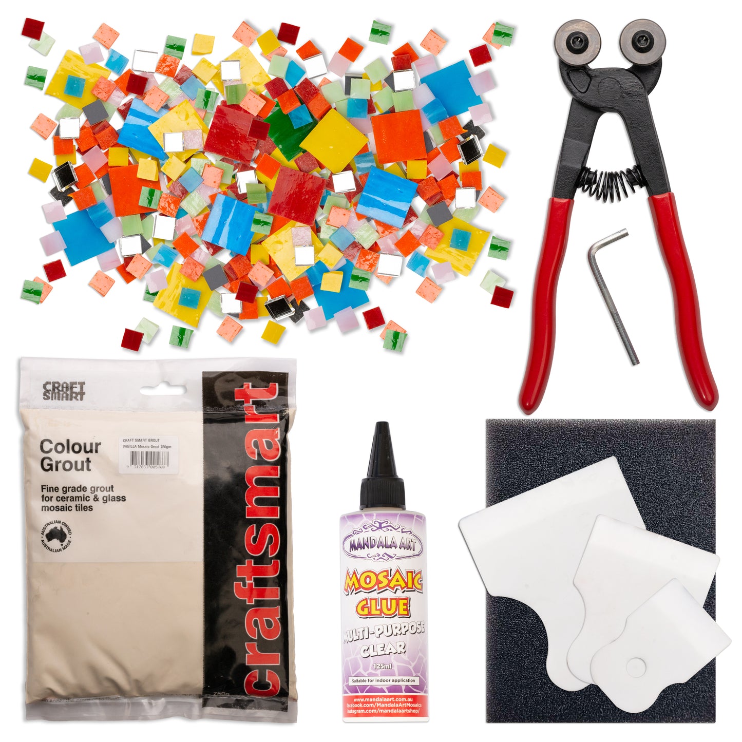 Rainbow Moroccan Mirror Mosaic Craft Kit