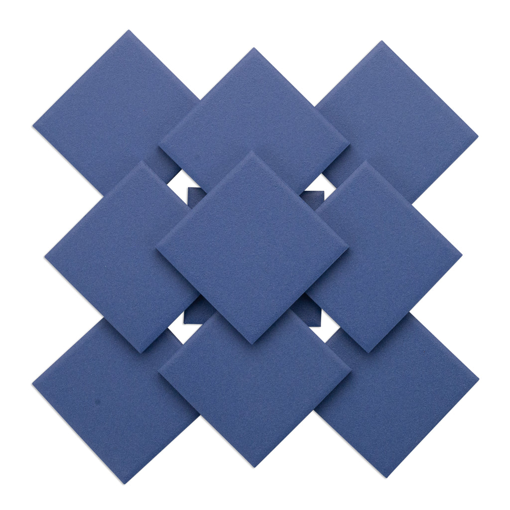 Blue 48mm Porcelain Ceramic Tiles 250g