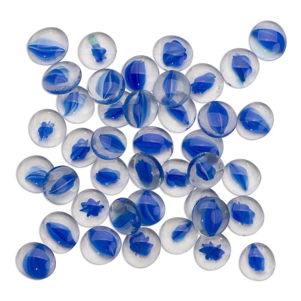 Blue Squash Glass Mosaic Gems 250g