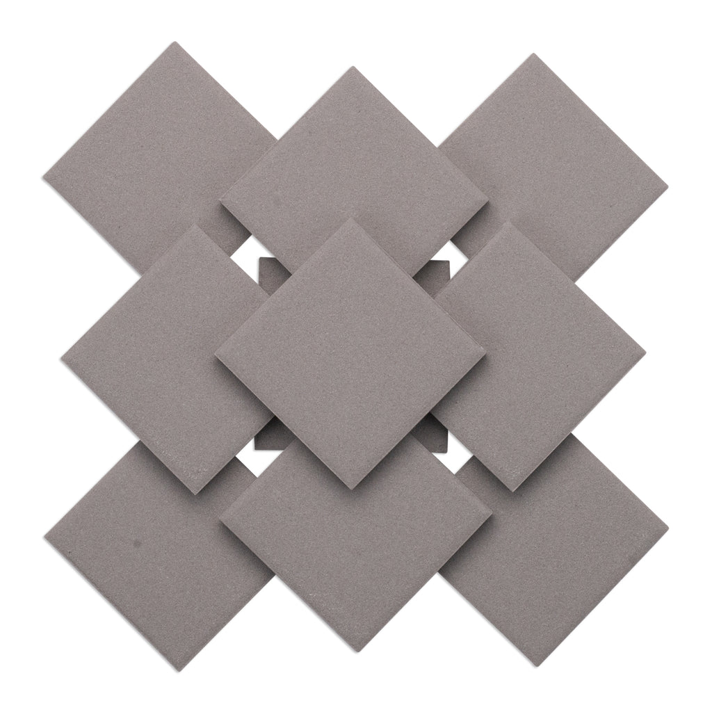 Grey 48mm Porcelain Ceramic Tiles 250g