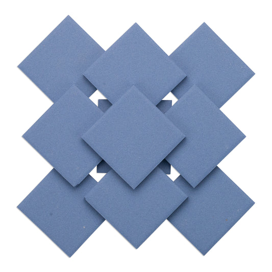 Light Blue 48mm Porcelain Ceramic Tiles 250g