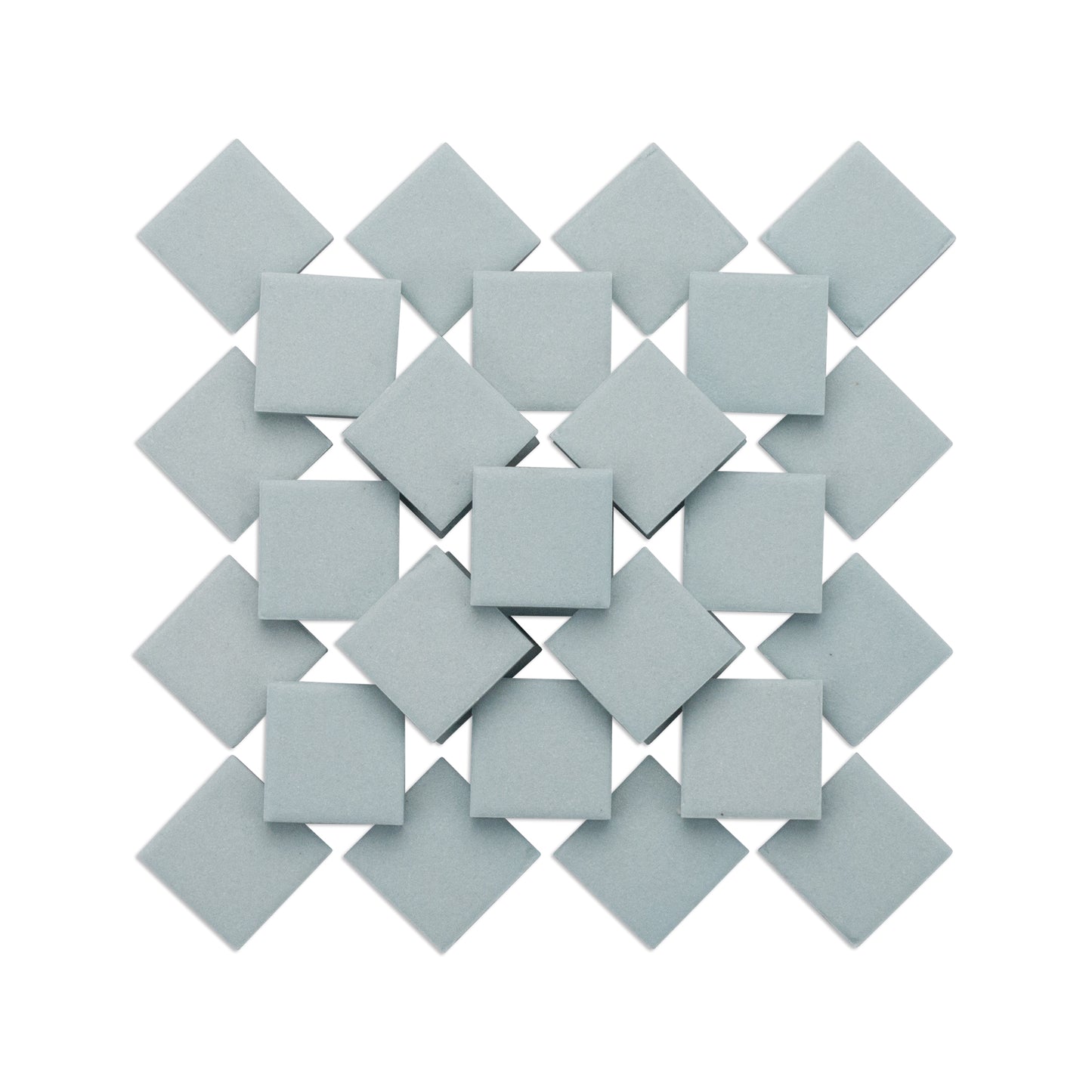 Light Teal 23mm Porcelain Ceramic Green Tiles 250g