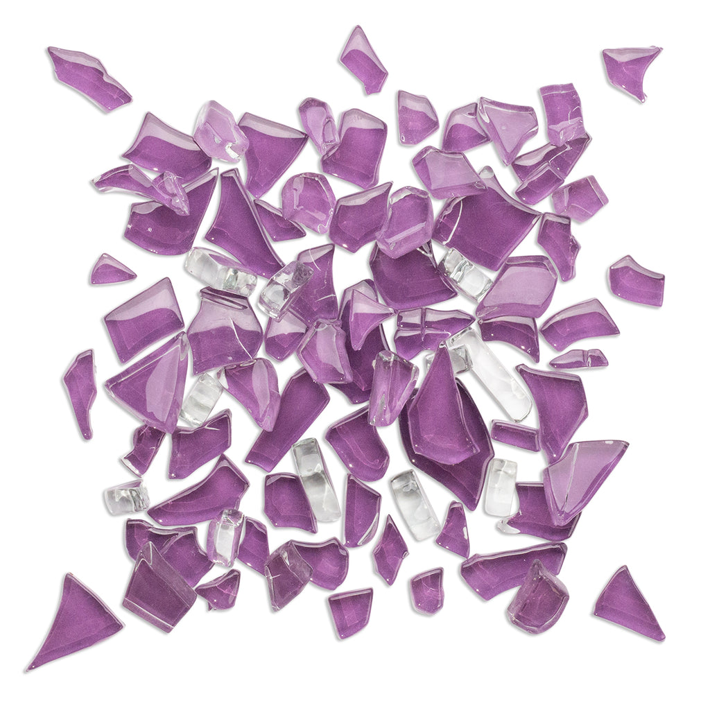 Purple Crackled 250g Purple Tile