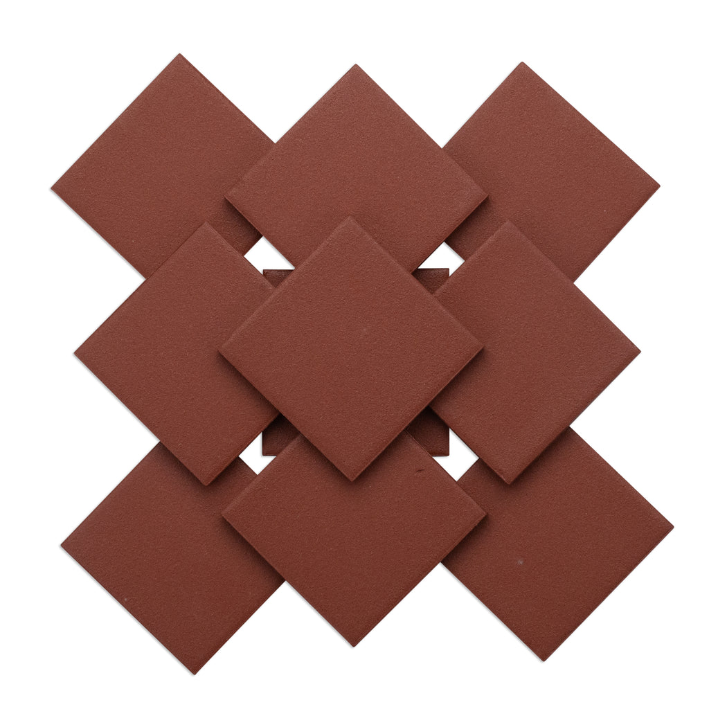 Redwood 48mm Porcelain Ceramic Brown/Red Tiles 250g