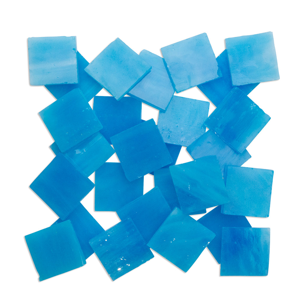 Sky Blue 2.5 x 2.5cm 250g Blue Tile