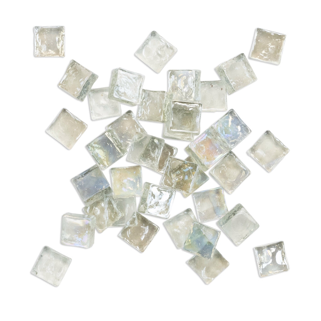 Clear Glass Squares 250g