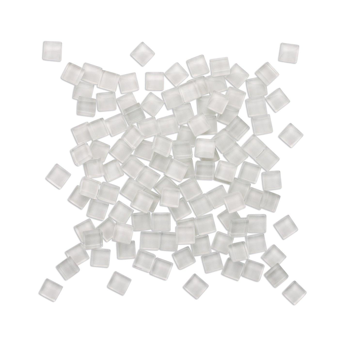 White Crystal Glass Tiles 1Kg **School Bulk Buy**