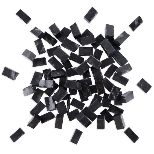 1001 Black Smalti Glass Brick Mosaic Tiles 250g