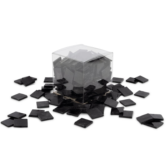Black Ruby 2.5 x 2.5cm 1Kg Black Tile **School Bulk Buy**