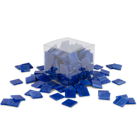 Blue Lagoon 2.5 x 2.5cm 1Kg Blue Tile **School Bulk Buy**