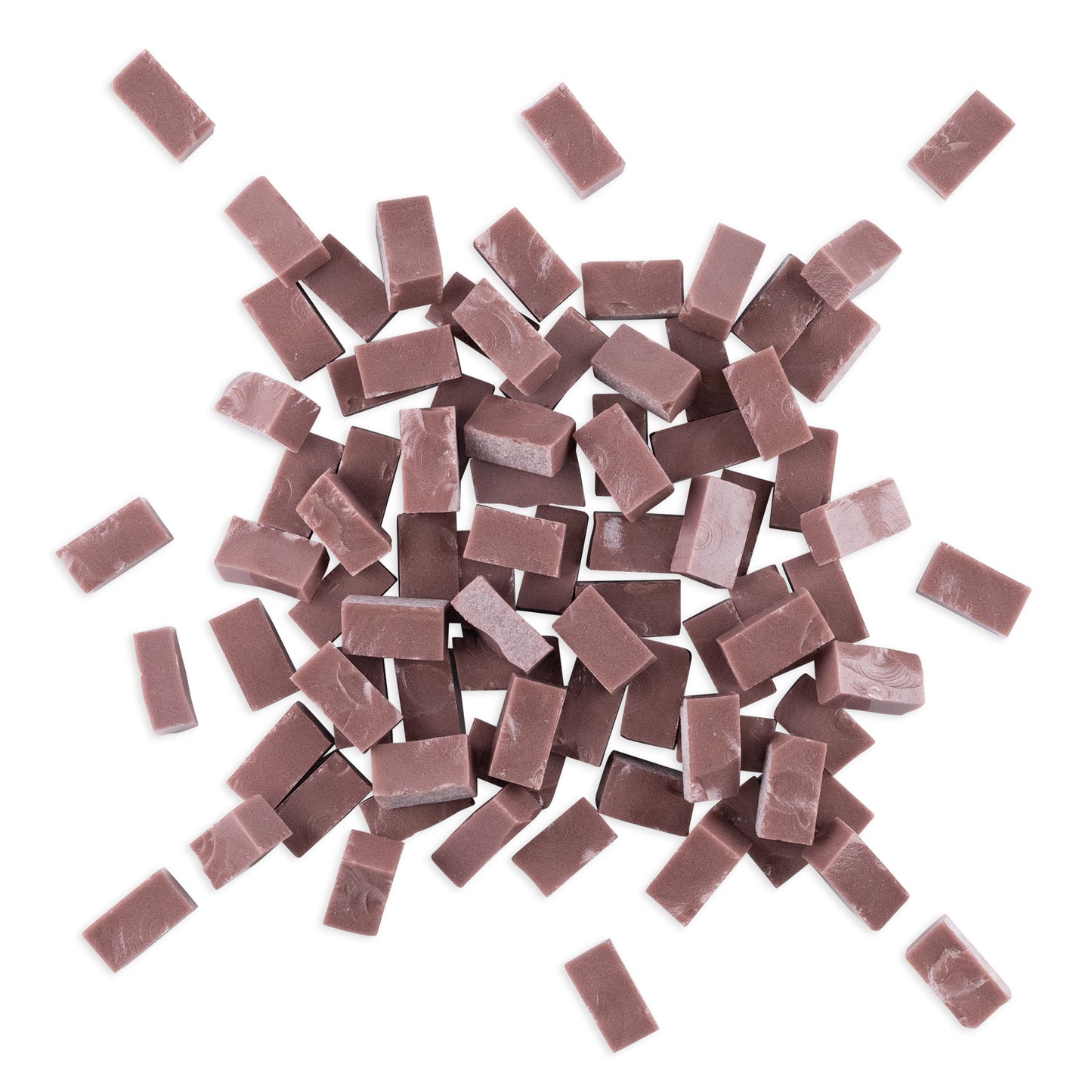 7010 Brown Smalti Glass Brick Mosaic Tiles 250g