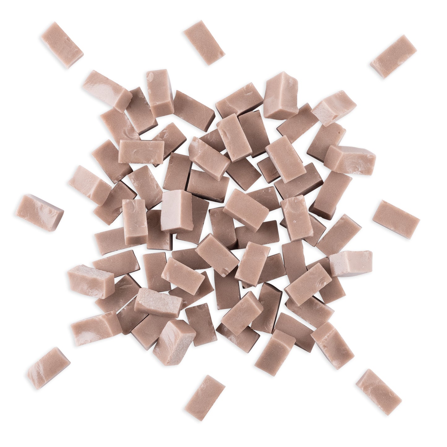 7011 Brown Smalti Glass Brick Mosaic Tiles 250g