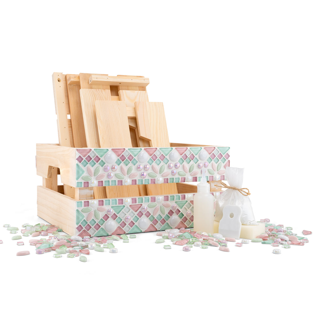 Christmas Hamper Mosaic Kit - Pastel