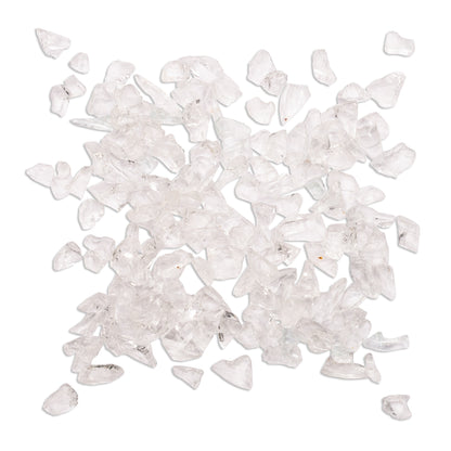 Clear Mini Crushed Glass 900g **School Bulk Buy** - CLEARANCE