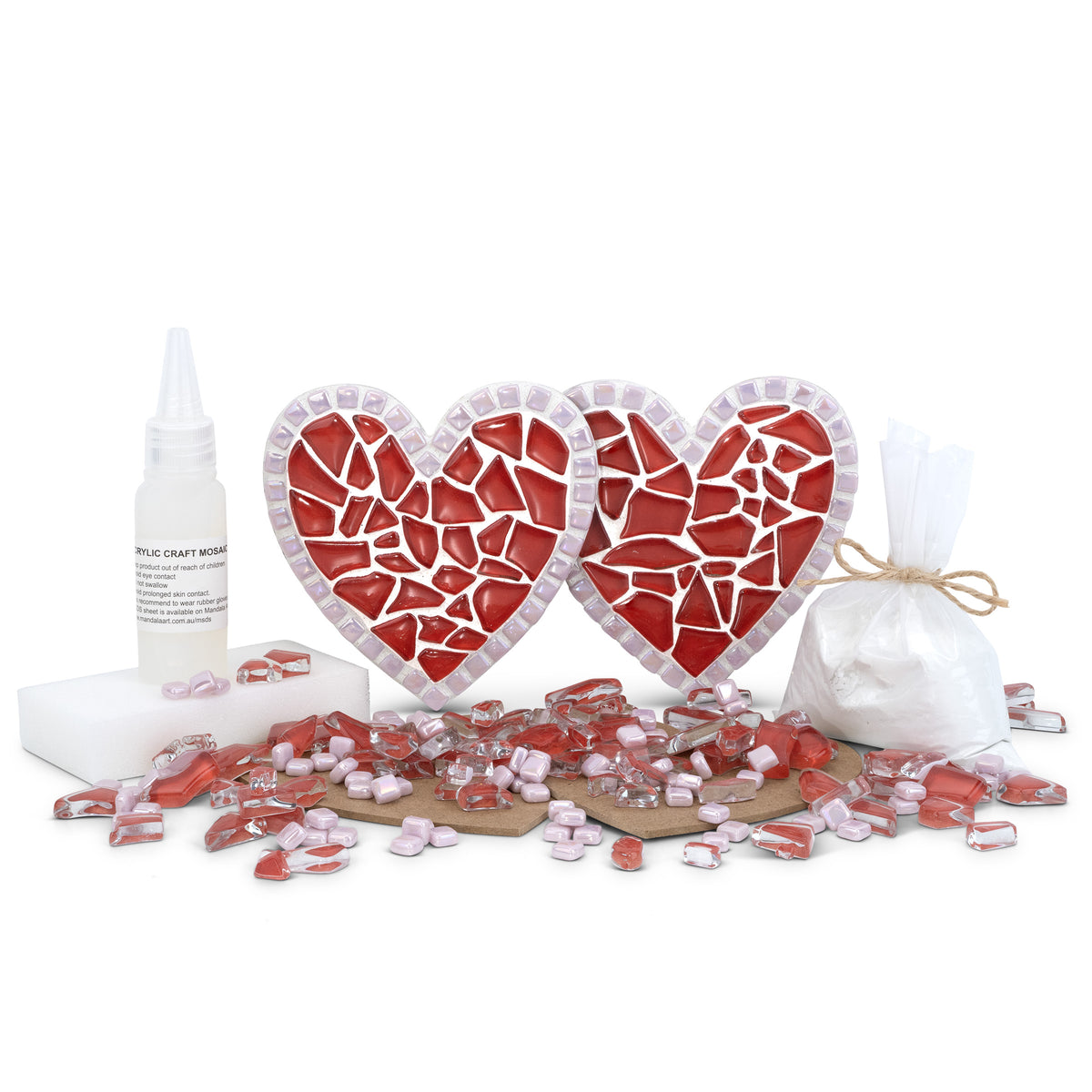 Made With Love Heart Coaster Kit