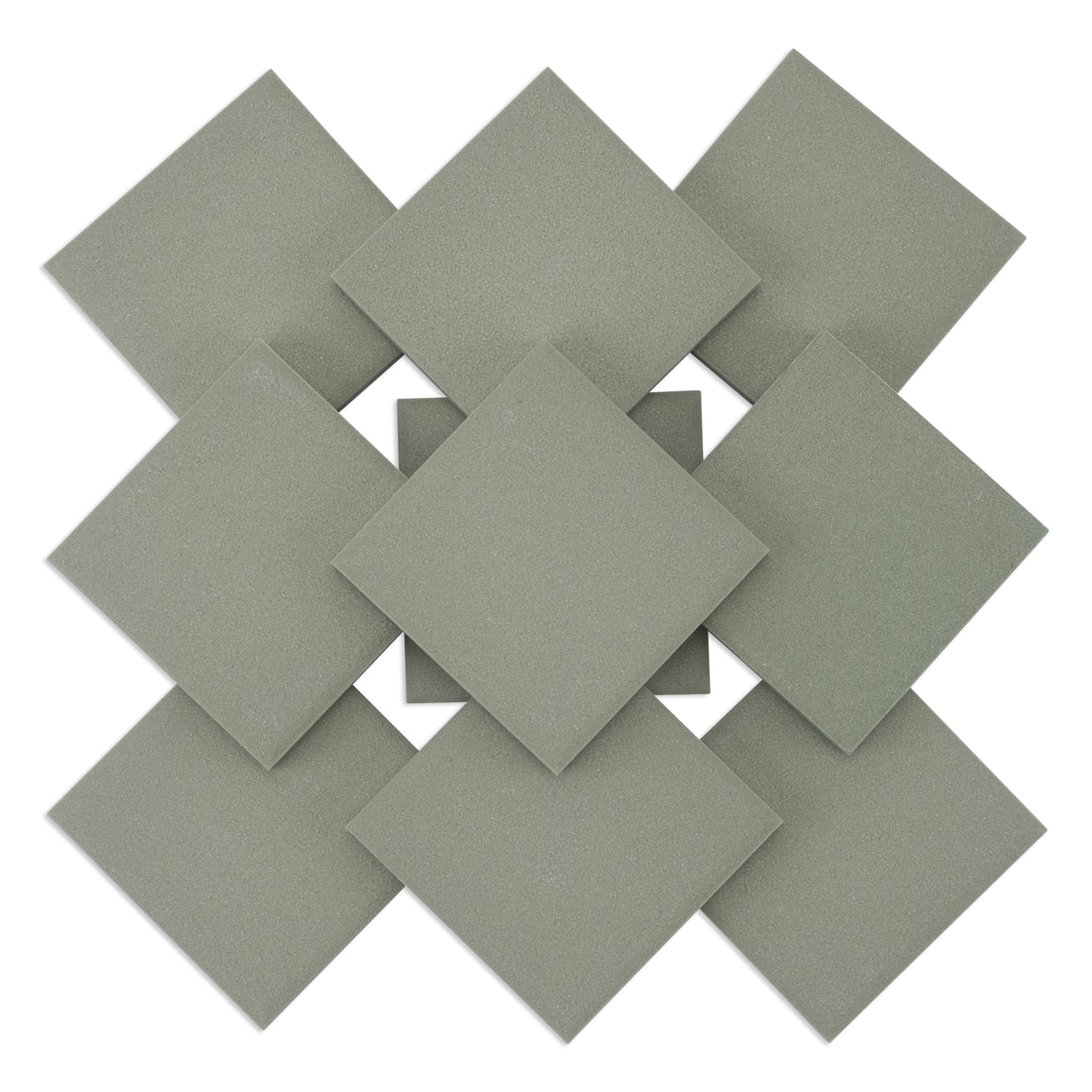 Dark Green 48mm Porcelain Ceramic Green Tiles 250g