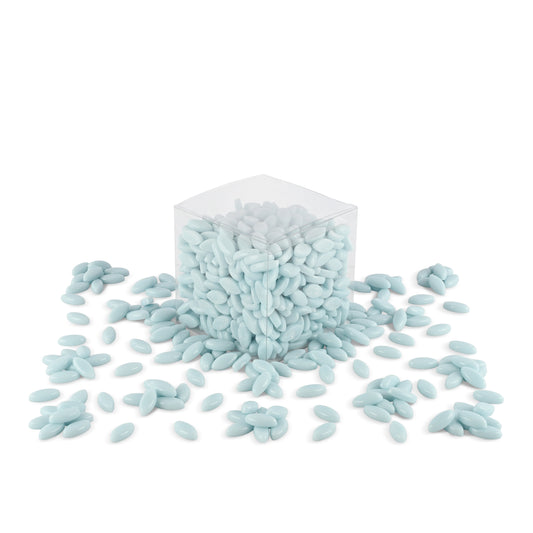 Eggshell Blue Leaf Petal Shaped Mosaic Tiles 1Kg **School Bulk Buy**