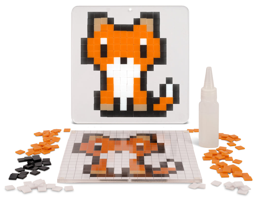 Indy Fox Pixel Art Mosaic Kit