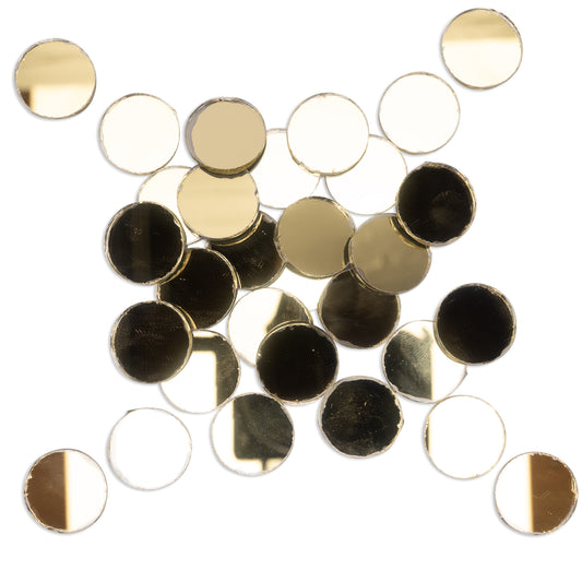 **Seconds**25mm Gold Round Mirror 250g