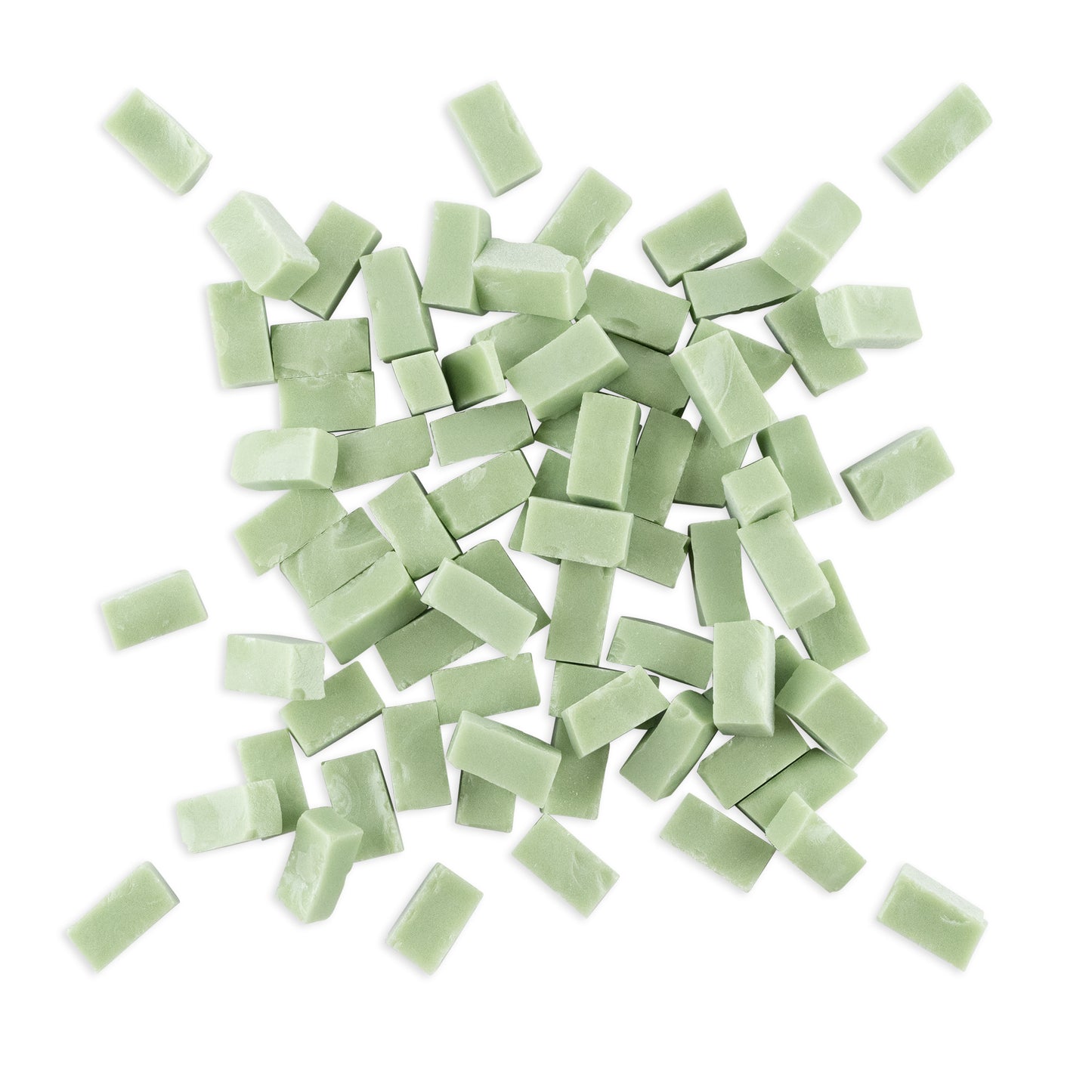 5011 Pine Green Smalti Glass Brick Mosaic Tiles 250g