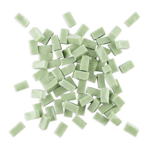 5011 Pine Green Smalti Glass Brick Mosaic Tiles 250g