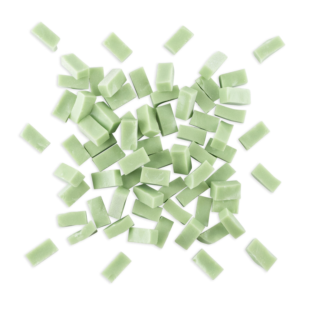 5015 Green Smalti Glass Brick Mosaic Tiles 250g