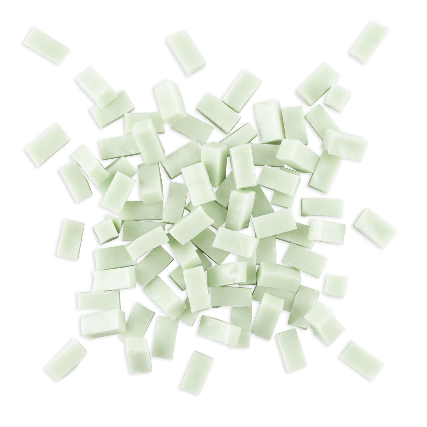 5017 Green Smalti Glass Brick Mosaic Tiles 250g