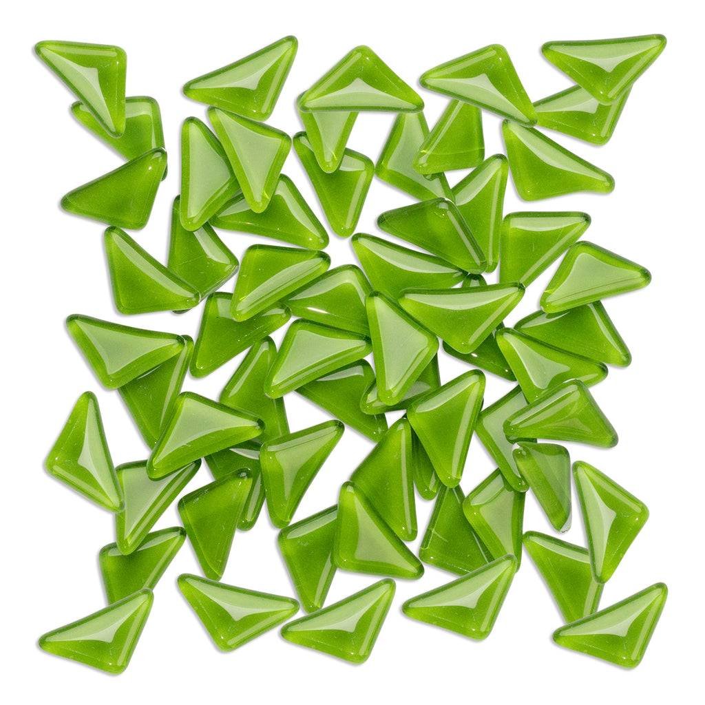 Green Triangles Mosaic Glass 250g