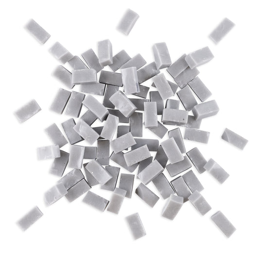 1006 Grey Smalti Glass Brick Mosaic Tiles 250g