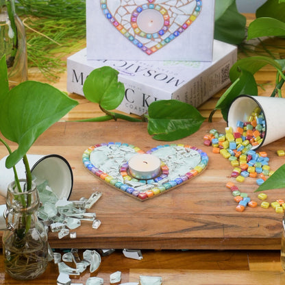 Rainbow Heart Candle Holder Kit - Bunnings Exclusive!!